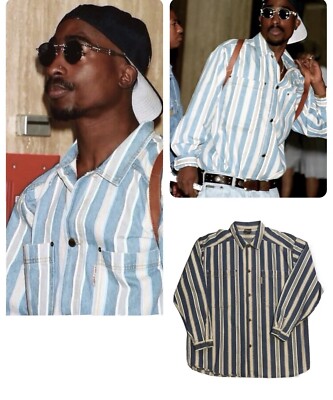90's HIPHOP ヴィンテージ KARL KANI ゲームシャツ Free Shipping! Vintage 90s Karl Kani Button Ups Baseball