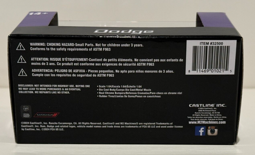 M2 Machines 1972 Dodge Adventurer 100 Custom 1/64 24-111 WMTS21 Purple - Picture 4 of 6