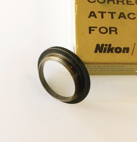 NIKON +1.0 OKULARKORREKTUR Objektiv FÜR Nikon F/Nikomat in Box Dioptrienobjektiv - Bild 4 von 12