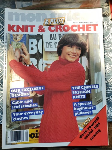 Lot of 12 Mon Tricot Vintage Knit and Crochet Magazines - 1980-1981 - Picture 5 of 13