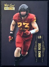 2022 Wild Card MATTE BLACK Football ROOKIE Edition *You Pick - 20% off 4+