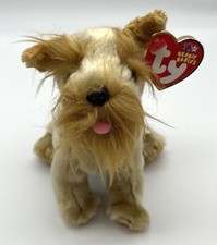 Ty Beanie Babies “Schnitzel” the Brown Schnauzer Puppy Dog 2002