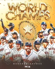 2022 HOUSTON ASTROS WORLD SERIES CHAMPIONS 8X10 TEAM COMPOSITE PHOTO POSTER #2