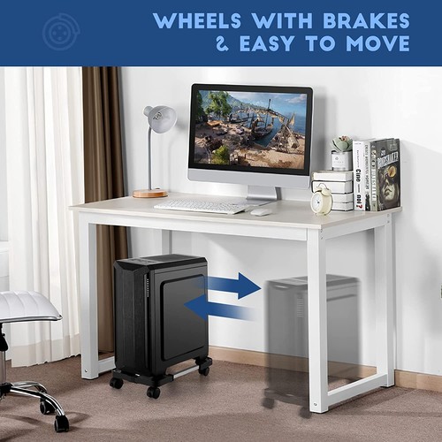 Adjustable PC Case computer CPU Stand Holder Floor Stand Trolley With 4 Casters - Picture 7 of 13