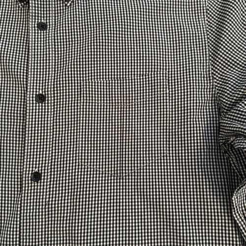 Rag & Bone Shirt Mens L S Button Up Slim Fit Pocket Checkered Black White - Picture 4 of 15