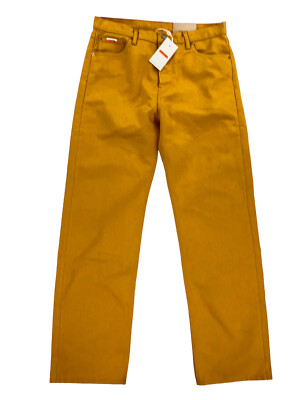 NEW Calvin Klein x Heron Preston Straight Leg Jeans Gold