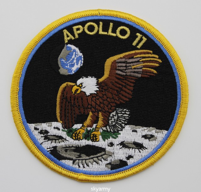 APOLLO 11 NASA CLOTH PATCH-IRON ON