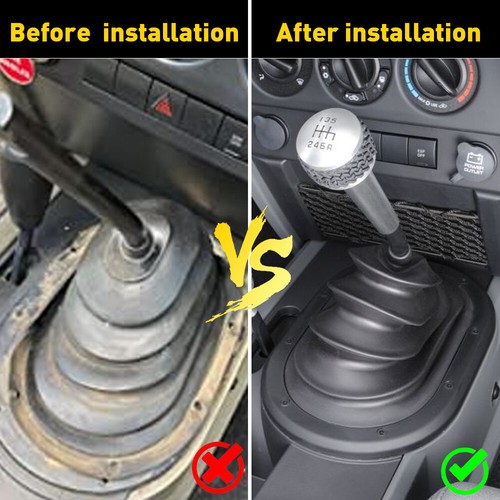 Manual Transmission Gear Shifter Boot Shift Cover For Jeep Wrangler JK 2007-2010 - Picture 2 of 9