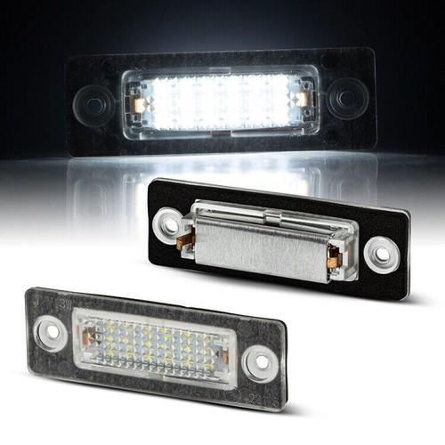 1 par de luces de matrícula LED para VW T5 Passat 3C 3BG Touran - Imagen 2 de 7