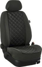 BMW 1er F20 Maß Sitzbezüge Komplettset mit Rücksitz 3-tlg: Kunstleder/anthraz