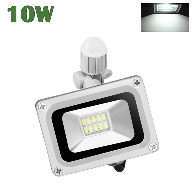 10w Led Flood Light Bulb Cool White Pir Motion Sensor Outdoor 10w Led Flood Light Bulb Cool White Pir Motion Sensor Outdoor Security Spotlight
