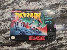 DRAKKHEN (Super Nintendo, SNES) COMPLETE IN BOX