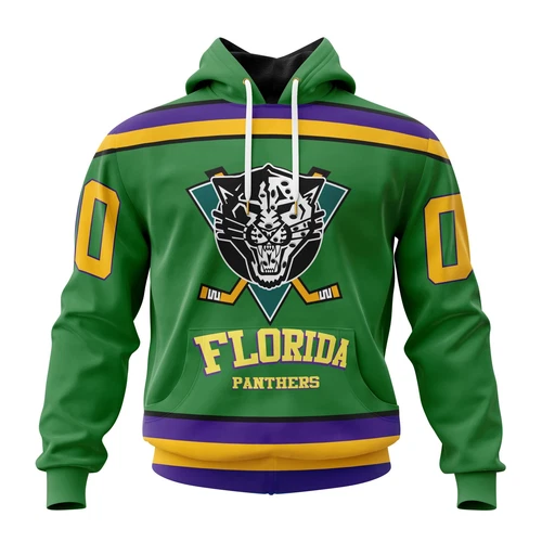 Florida Panthers Specialized Design X The Mighty Ducks Unisex Hoodie Pullover