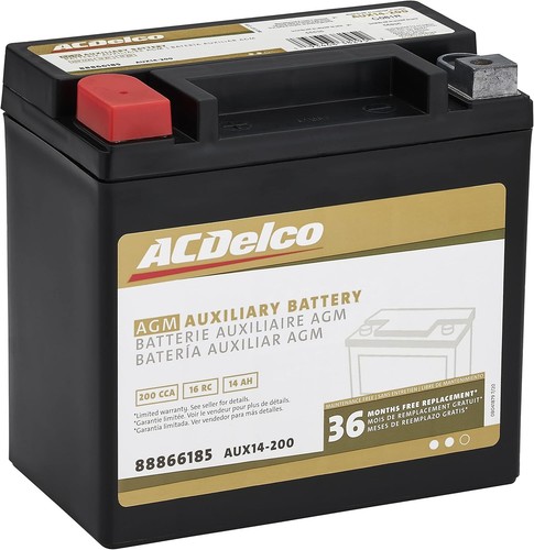 Battery For Jeep Grand Cherokee 16-24 ACDelco Professional Auxiliary AGM 200 CCA - Picture 2 of 6