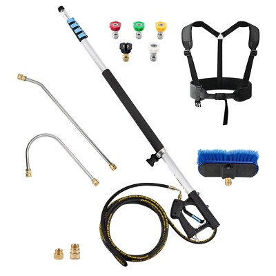 #ad #ad 24 FT Pressure Washer Telescoping Wand with Pressure Washer Extension Wand G... $122.03
