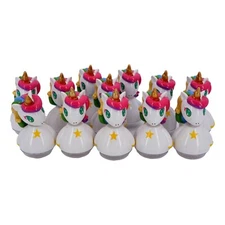 12 Unicorn Bobblehead Egg Shaped Containers Candy Holder Party Favors Empty New