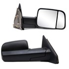 Manual Fold Pair Towing Mirrors for 02-08 Dodge Ram 1500 03-09 2500 3500 LH+RH