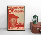 Poster KPD Red United Front - Choose Ernst Thälmann - 1920s Communism Poster