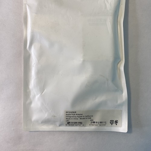OEM Apple 30-Pin to VGA Adapter / VGA Adapter White A1368 MC552ZM/B - 第 7/13 張圖片