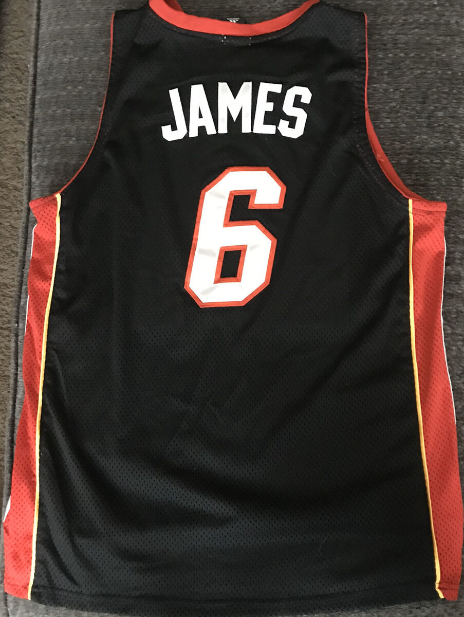 Lebron james miami hotsell heat throwback jersey