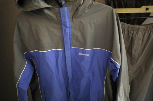 Stearns Dry Wear Hooded Vented Rain Suit Jacket Pants 100% Jacket L Pant M - Picture 3 of 8