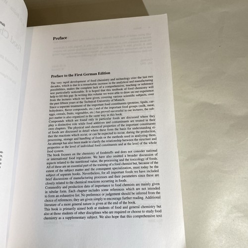 Food Chemistry - Paperback, by Belitz H.-D.; Grosch Werner; Schieberle - Picture 9 of 9