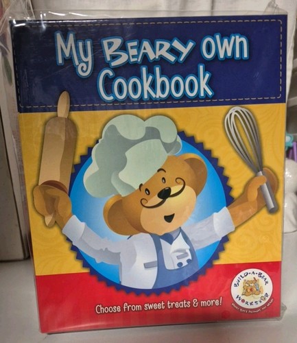 NEW Build a Bear My Beary Own Cookbook Recipes Book Cookie Cutters Accessories - Picture 4 of 4