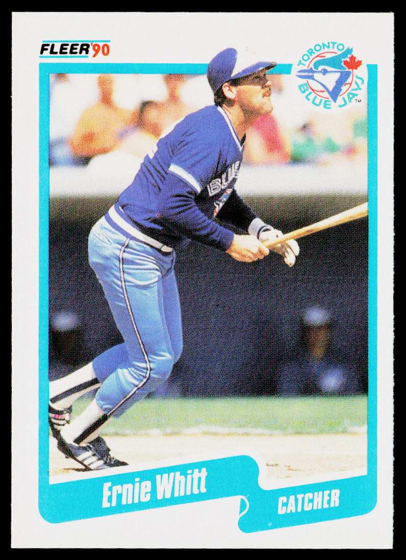 Ernie Whitt 1990 Fleer #97 Toronto Blue Jays