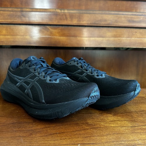 Asics Womens Size 10 Gel Kayano 30 Triple Black Running Shoes Sneakers Stability - Picture 3 of 15