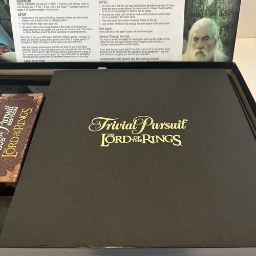 The Lord Of The Rings Trivial Pursuit Trilogy Edition DVD Board Game Complete - Picture 6 of 11