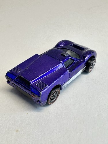 Vintage 1967 Hot Wheels Redline Ford J - Car Purple with Dark Interior USA - Picture 11 of 23