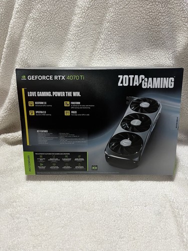ZOTAC Gaming GeForce RTX 4070 Ti Trinity OC 12GB GDDR6X Graphics Card - Bild 2 von 5