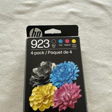 Original HP 923 Ink Cartridges Black Cyan Magenta Yellow 4 Pack 500 Pages