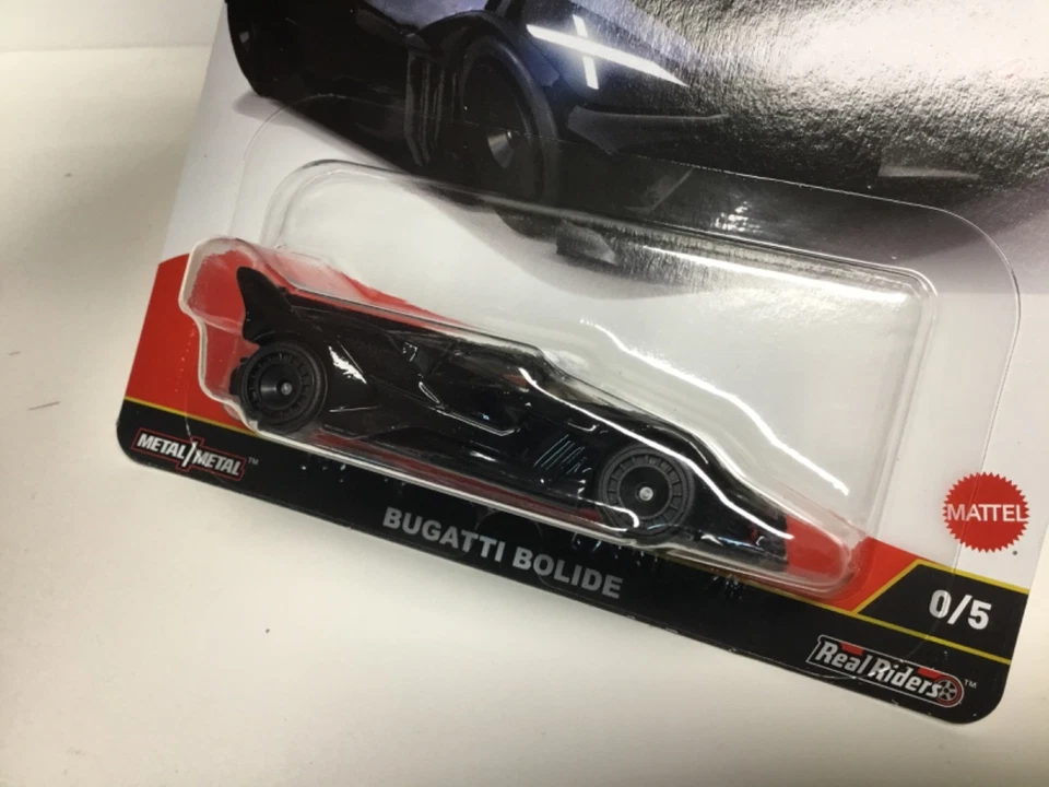 2025 HOT WHEELS PREMIUM CAR CULTURE EURO SPEED BUGATTI BOLIDE CHASE 0/5 , BLACK - Image 3 of 4