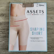 NWT Assets by Spanx Nude Shaping Shorts Size 1