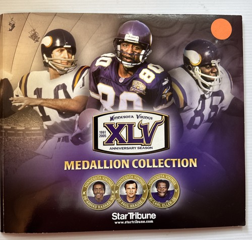 Minnesota Vikings 2005 Medallion Collection Star Tribune (22) Fran Tarkenton