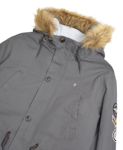 Mens Lambretta Carnaby Scooter Hooded Classic Mod Ska Badge Parka Sizes S to 4XL - Picture 12 of 42