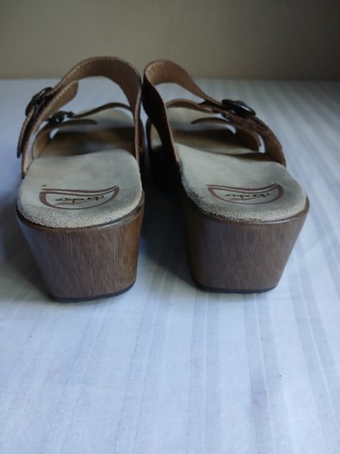 Dansko Sandalen 40 Sophie Geprägtes Blumenleder Gepolstert Komfort Casual Boho - Bild 7 von 14