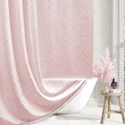 Pink Shower Curtain Cute Shower Curtain Fabric 72"W x 72"L (Pack of 1) Pink L