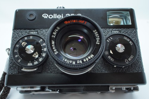 All Works! [Top MINT] Rollei 35 S Film Camera Black Sonnar 40mm f2.8 Lens JAPAN - Picture 23 of 24