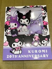 Sanrio Kuromi 20th Anniversary Mascot Set in Box, Used, 14cm,