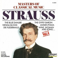 MASTERS OF CLASSICAL MUSIC - Vol 4 - Johann Strauss CD
