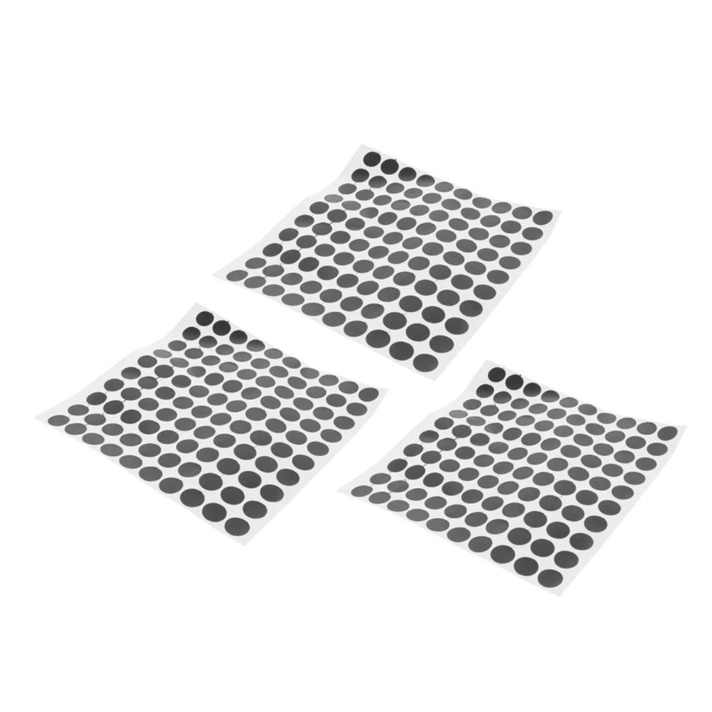 Club Use Pool Table Marker Dots Black Reusable Billiard Spot Stickers