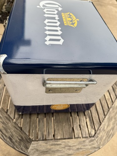 Corona Cooler Metal 24 Can Capacity w/ Carry Handle And Bottle Opener 12.5x12x14 - Picture 4 of 9