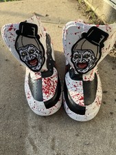Size 9.5 - Custom Hand Painted hand Painted “ TERRIFIER AF1 LOW “ 💥👊