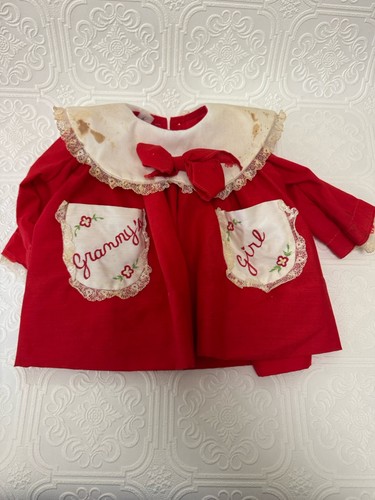 Ropa Vintage Bebé/Muñeca *ENORME Lote 40+ Piezas+* Vestidos Mamelucos Trajes *leer* - Imagen 6 de 15