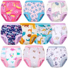 10-Packs Training Underwear Absorbent Toddler Potty Trained Pants for Boys an...