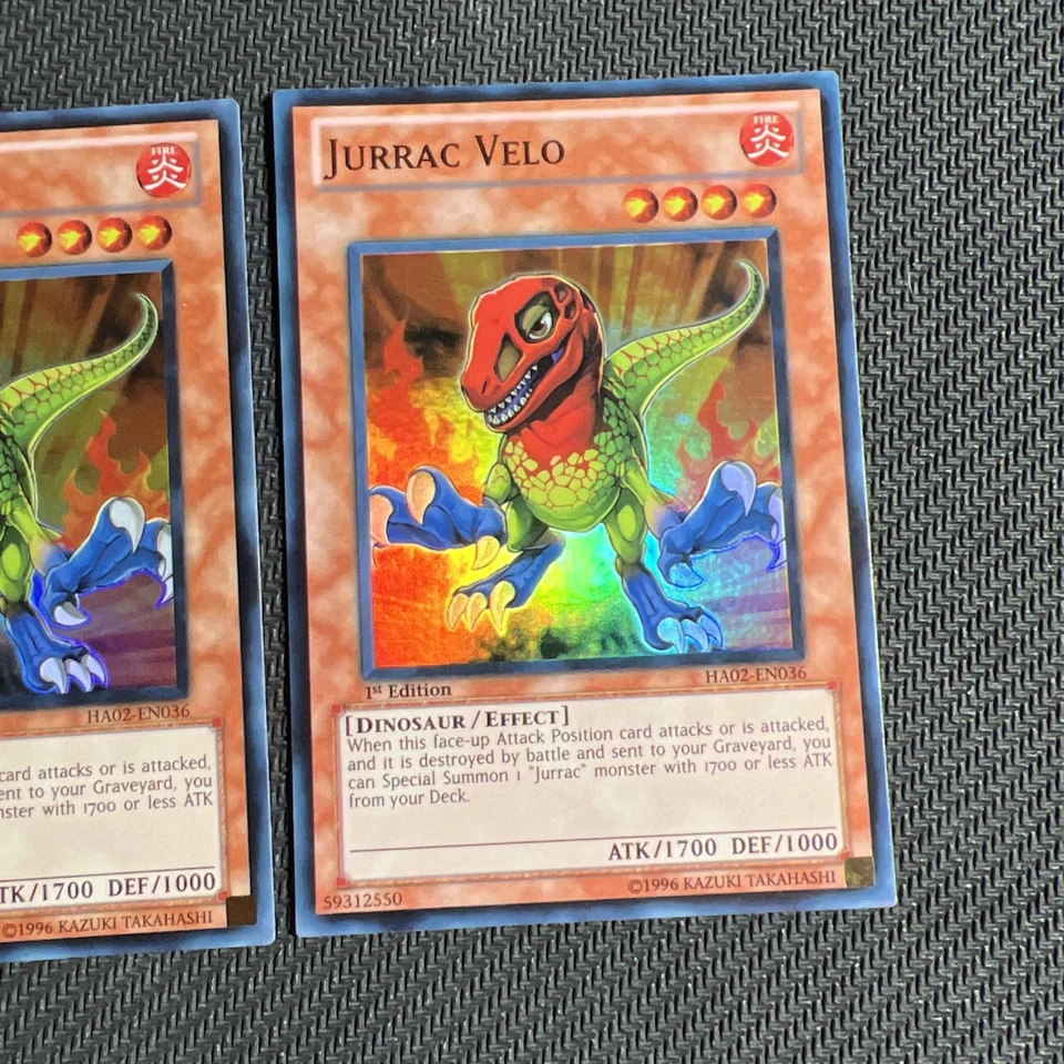 Jurrac Velo HA02-EN036 Hidden Arsenal 2 Super Rare Yugioh Card 1st Edition 2 - Image 3 of 4