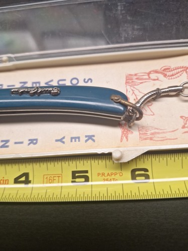 Cuchillo llavero recuerdo vintage Lark Carrib Busch Gardens - Imagen 8 de 14