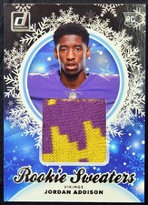 2023 Panini Donruss Rookie Sweaters JORDAN ADDISON Rookie Jersey RC NM-MT+